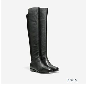 Cole Haan Dutchess Over the Knee Boot Black sz 5.5